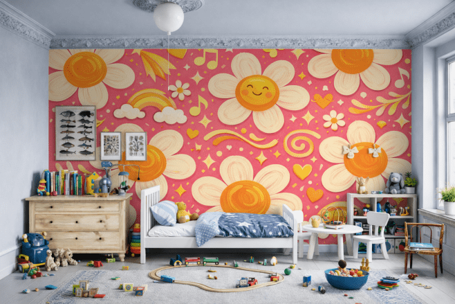 Sunny Blossom Mural