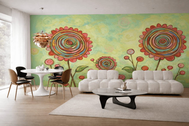 Spiral Blossom Patch