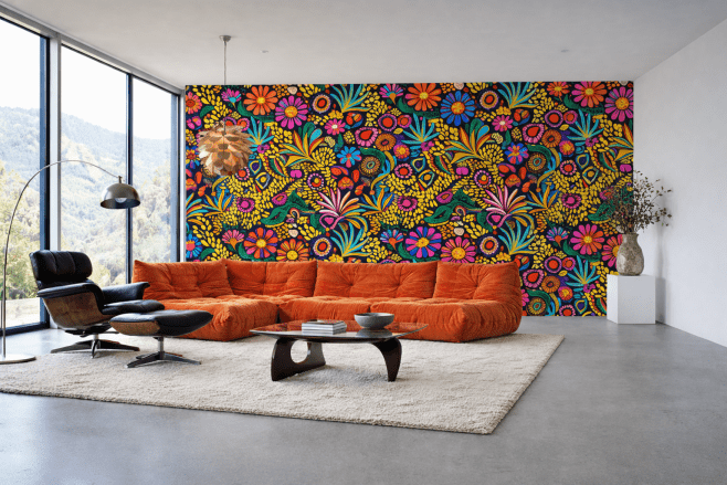 Vibrant Mosaic Flora