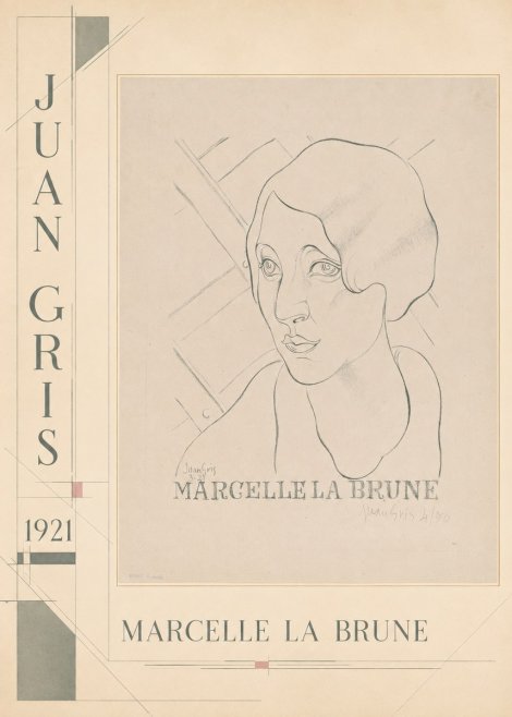 Juan Gris Marcelle La Brune I No3 - Poster