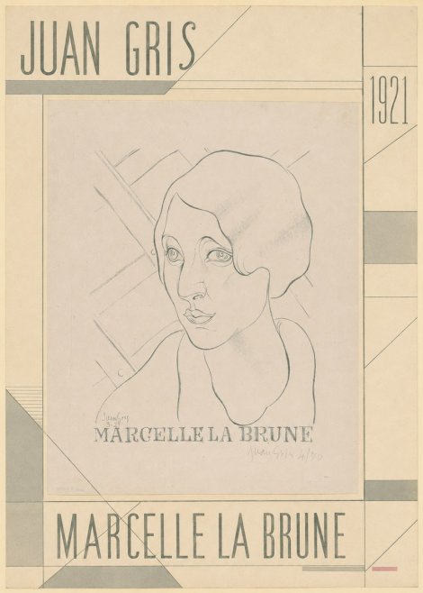 Juan Gris Marcelle La Brune I No5 - Poster