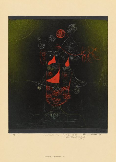 Paul Klee Tripel-marionette No6 - Poster
