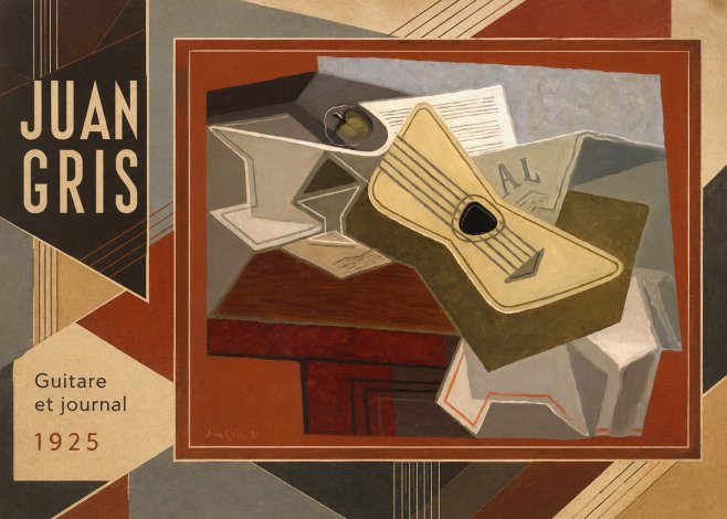 Juan Gris Guitare Et Journal No2 - Poster