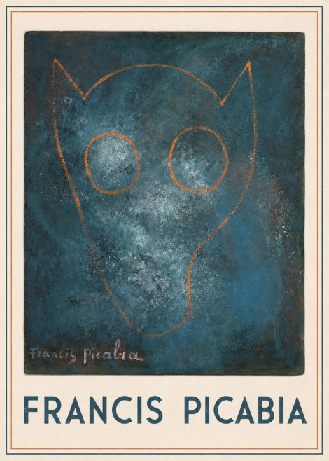 Francis Picabia Abstract Head No1 - Poster