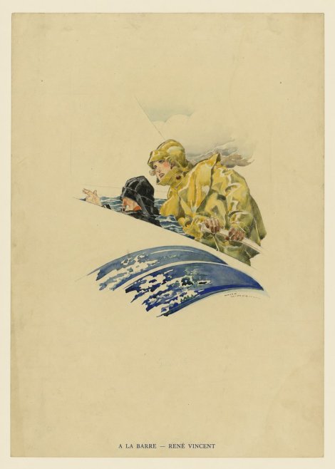 René Vincent A La Barre No6 - Poster