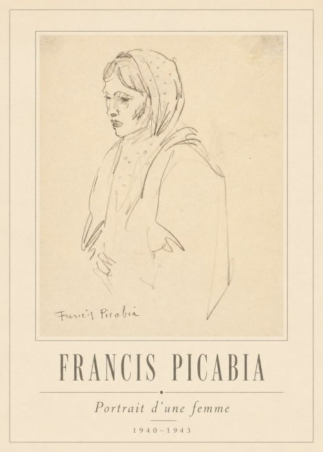 Francis Picabia Portrait D'une Femme No1 - Poster