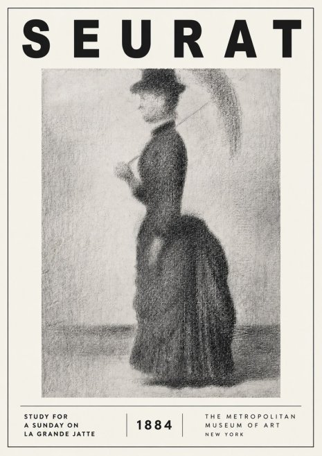 Seurat Study for "a Sunday on La Grande Jatte" No2 - Poster