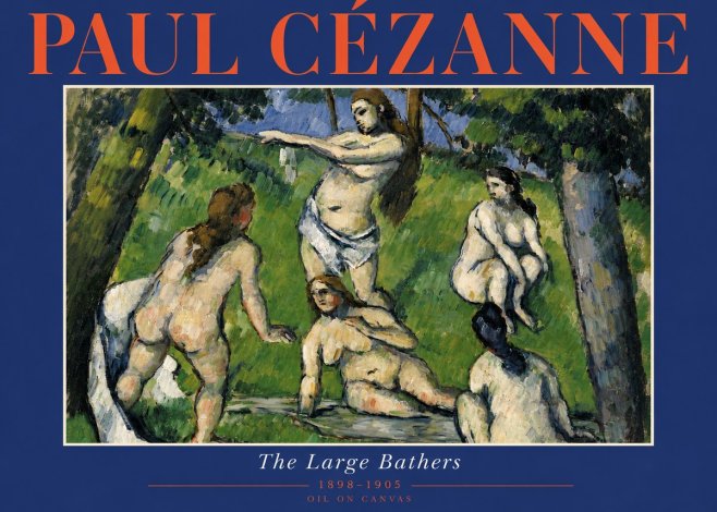 Paul Cézanne The Large Bathers III No6 - Poster