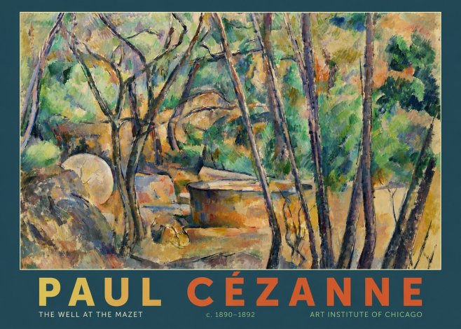 Paul Cézanne The Well at the Mazet No2 - Poster