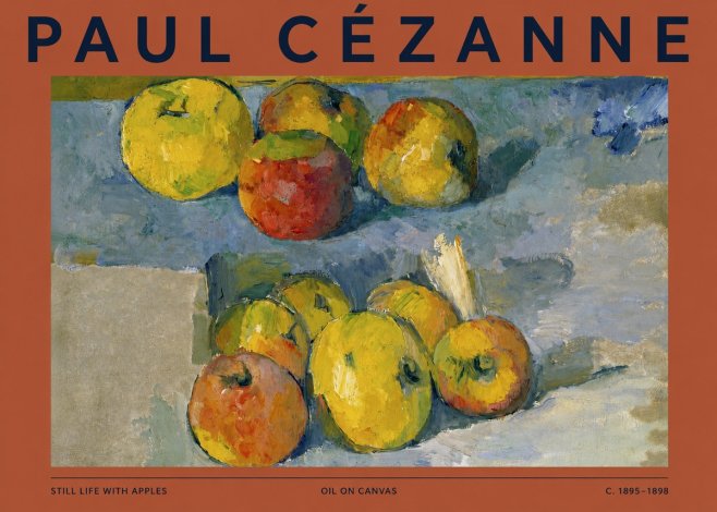 Paul Cézanne Still Life with Apples No2 - Poster