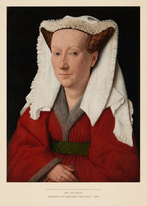 Jan van Eyck Portrait of Margaret Van Eyck II No4 - Poster