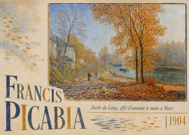 Francis Picabia Bords Du Loing, Effet D'automne Le Matin À Moret No6 - Poster
