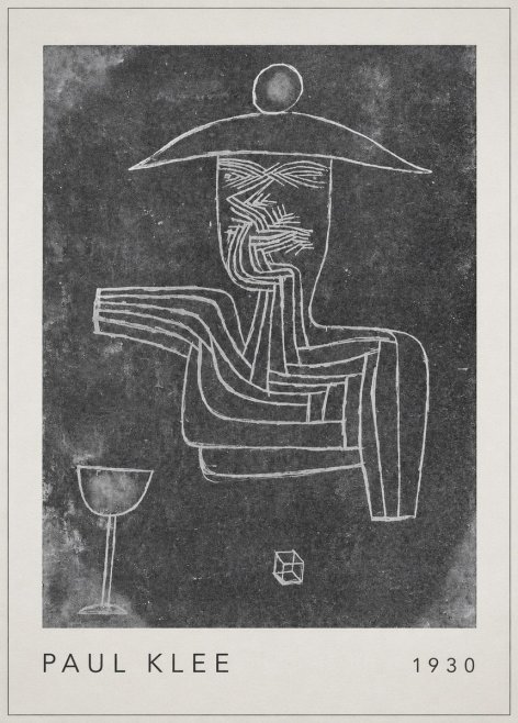 Paul Klee Figure of a Seer No6 - Poster