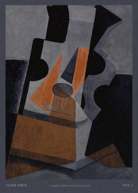 Juan Gris La Guitare (Nature Morte À La Guitare) No6 - Poster