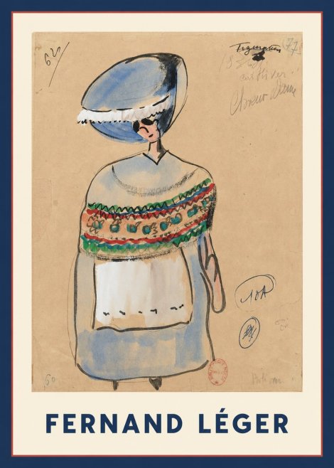 Fernand Léger Choeur Dame No1 - Poster