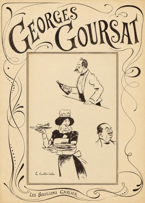 Georges Goursat Les Bouillons Carlier I No6 - Poster