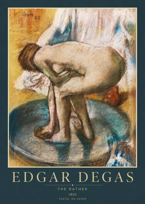 Edgar Degas The Bather No3 - Poster