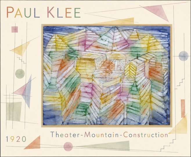 Paul Klee Theater-mountain-construction No4 - Poster
