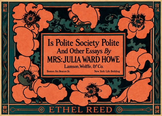 Ethel Reed Is Polite Society Polite and Other Essays by Mrs·julia Ward Howe No2 - Poster