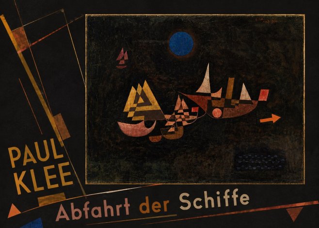 Paul Klee Abfahrt Der Schiffe No5 - Poster