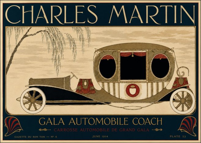 Charles Martin Gala Automobile Coach No6 - Poster