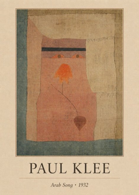 Paul Klee Arab Song No4 - Poster