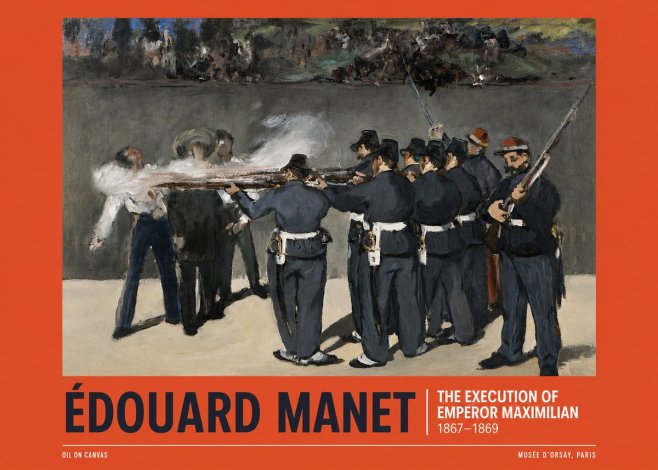 Édouard Manet The Execution of Emperor Maximilian No6 - Poster