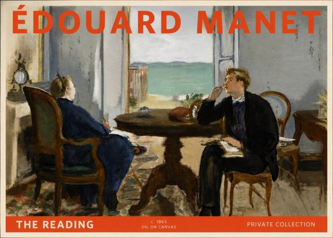 Édouard Manet The Reading No6 - Poster