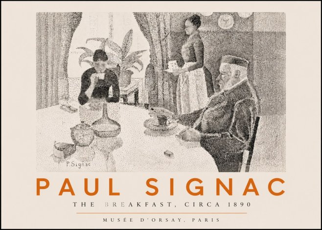 Signac The Breakfast No3 - Poster
