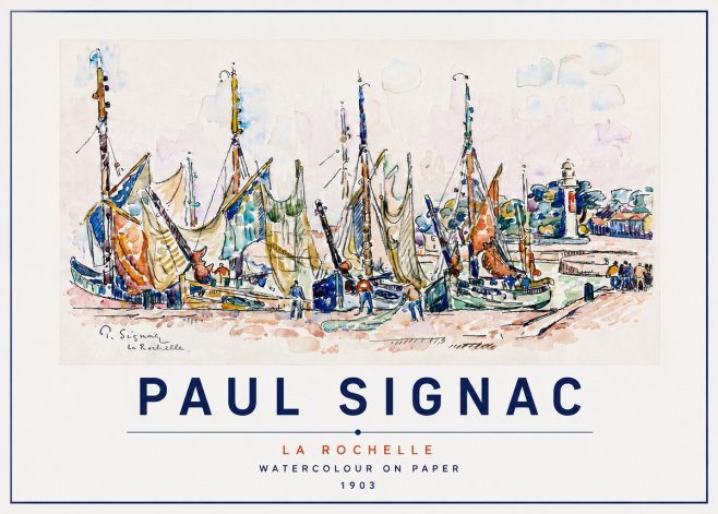 Signac La Rochelle I No5 - Poster