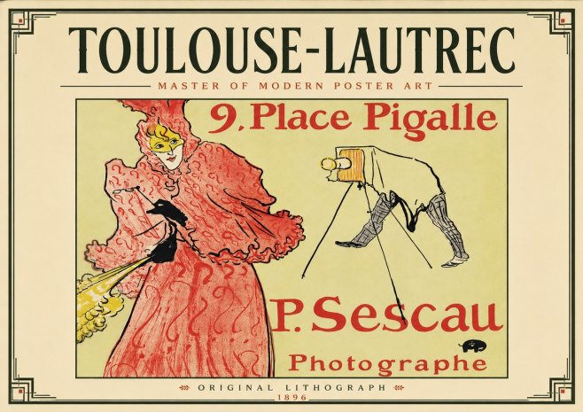 Toulouse-Lautrec 9. Place Pigalle No5 - Poster
