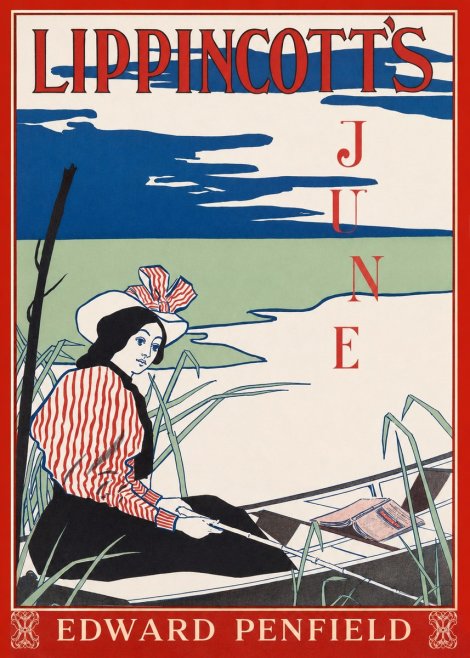 Edward Penfield Lippincott's June No1 - Poster