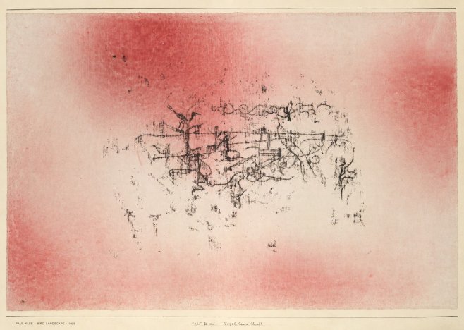 Paul Klee Bird Landscape No6 - Poster
