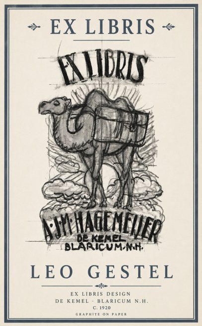Leo Gestel Ex Libris Design No3 - Poster