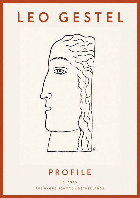 Leo Gestel Profile No4 - Poster