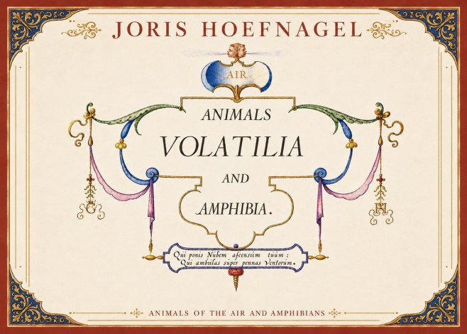Joris Hoefnagel Animals Volatilia and Amphibia. No6 - Poster