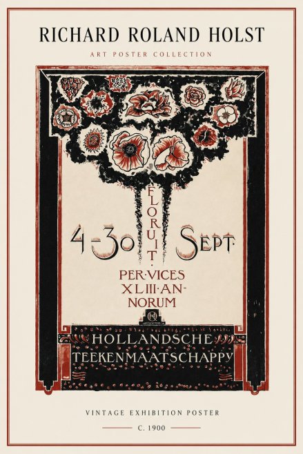Richard Roland Holst Hollandsche Teekenmaatschappij No2 - Poster