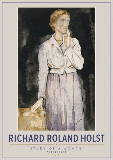 Richard Roland Holst Study of a Woman No4 - Poster