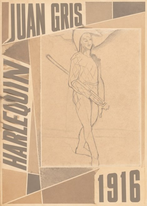 Juan Gris Harlequin No5 - Poster