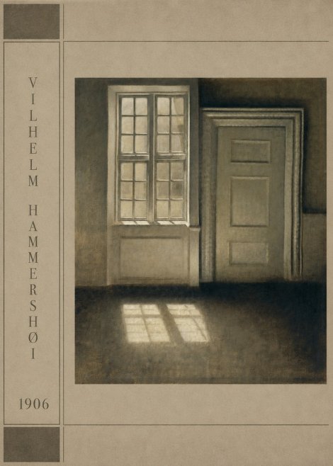 Vilhelm Hammershøi Interior. Sunlight on the Floor No2 - Poster