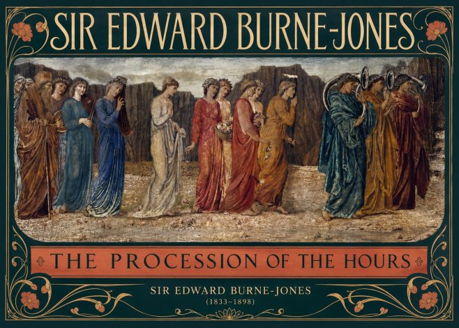 Edward Burne-Jones The Procession of the Hours No2 - Poster