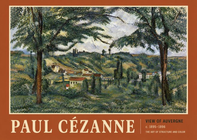Paul Cézanne View of Auvergne No5 - Poster
