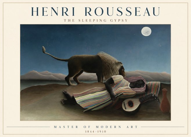 Rousseau The Sleeping Gypsy No1 - Poster