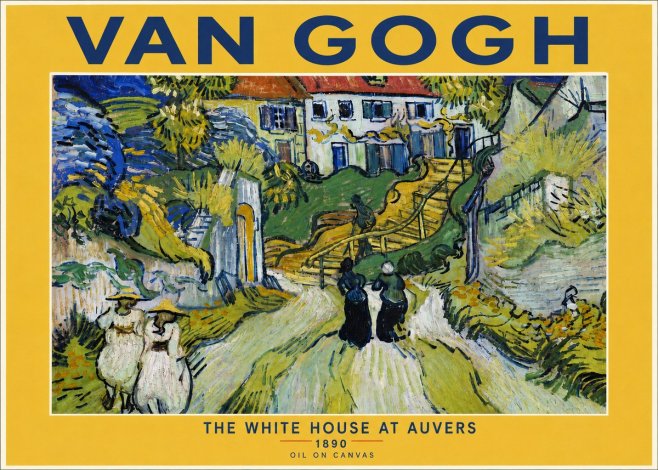 Van Gogh The White House at Auvers No5 - Poster