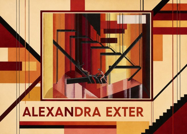 Alexandra Exter Constructivist Stage Design No1 - Poster