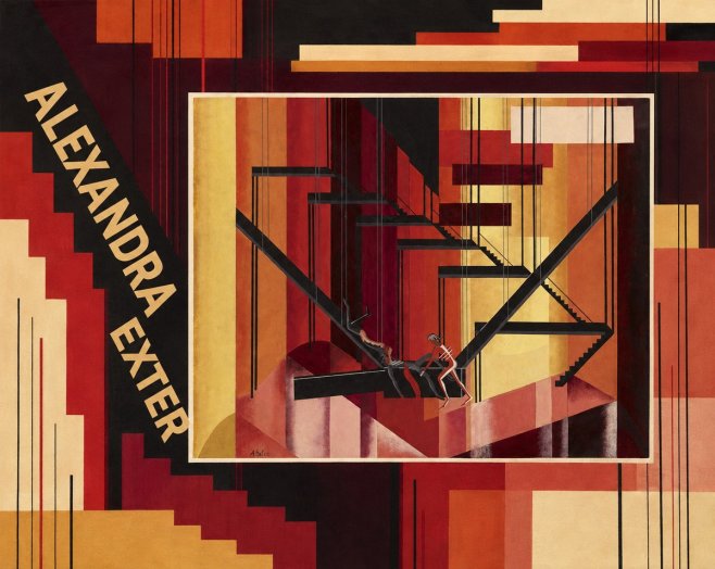Alexandra Exter Constructivist Stage Design No2 - Poster