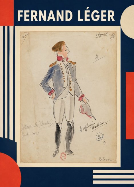 Fernand Léger Bolivar IV No1 - Poster