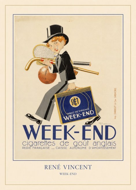 René Vincent Week-end No4 - Poster