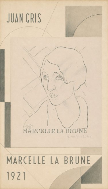 Juan Gris Marcelle La Brune II No4 - Poster