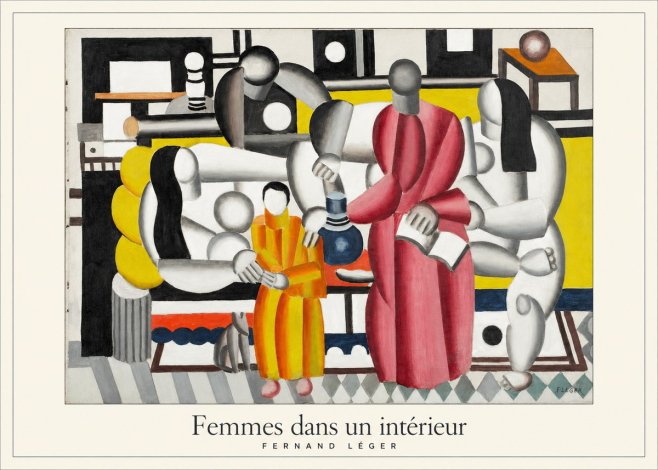 Fernand Léger Composition with Figures No2 - Poster